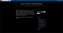 Desktop Screenshot of facesartistmangmt.blogspot.com