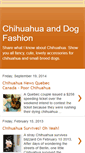 Mobile Screenshot of chihuahua-dogfashion.blogspot.com