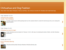 Tablet Screenshot of chihuahua-dogfashion.blogspot.com