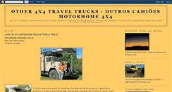 Desktop Screenshot of 4x4motorhomes.blogspot.com