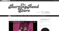 Desktop Screenshot of burningroadstore.blogspot.com