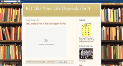 Desktop Screenshot of eatlikeyourlife.blogspot.com