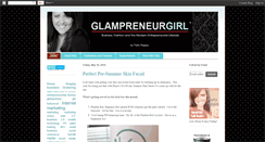 Desktop Screenshot of glampreneurgirl.blogspot.com