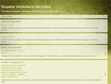 Tablet Screenshot of nuestraverdaderaidentidad.blogspot.com