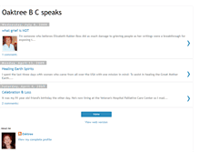 Tablet Screenshot of oaktreebcspeaks.blogspot.com