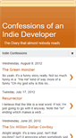 Mobile Screenshot of indieconfessions.blogspot.com