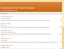 Tablet Screenshot of indieconfessions.blogspot.com