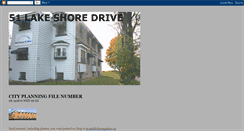 Desktop Screenshot of fiftyonelakeshoredrive.blogspot.com