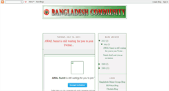 Desktop Screenshot of bdcommunity.blogspot.com