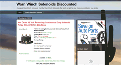 Desktop Screenshot of cheapwarnwinchsolenoids.blogspot.com