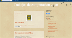Desktop Screenshot of computacioniji2010.blogspot.com
