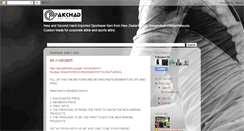 Desktop Screenshot of pakchadsportwear.blogspot.com