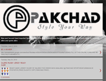 Tablet Screenshot of pakchadsportwear.blogspot.com