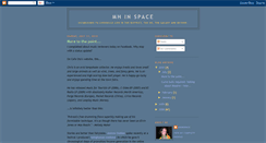 Desktop Screenshot of mhinspace.blogspot.com