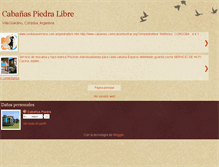 Tablet Screenshot of cabaniaspiedralibre.blogspot.com