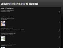Tablet Screenshot of esquemasdeanimalesdeabalorios.blogspot.com