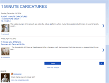 Tablet Screenshot of 1minutecaricatures.blogspot.com
