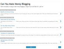 Tablet Screenshot of canyoumakemoneyonblogspot.blogspot.com