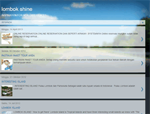 Tablet Screenshot of lombokshine.blogspot.com