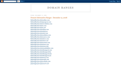 Desktop Screenshot of mydomain-ranges.blogspot.com