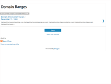 Tablet Screenshot of mydomain-ranges.blogspot.com