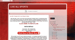 Desktop Screenshot of live-all-sports-2012.blogspot.com