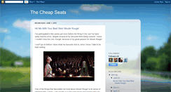 Desktop Screenshot of cheapseatreviews.blogspot.com