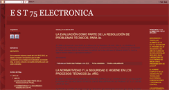 Desktop Screenshot of electronica-75.blogspot.com