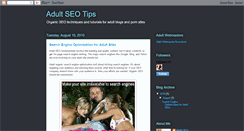 Desktop Screenshot of adultseotips.blogspot.com