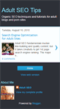 Mobile Screenshot of adultseotips.blogspot.com