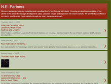 Tablet Screenshot of nepartners.blogspot.com