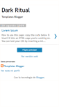 Mobile Screenshot of darkritual-templates-blogger.blogspot.com