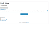 Tablet Screenshot of darkritual-templates-blogger.blogspot.com
