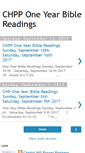 Mobile Screenshot of chpponeyearbiblereadings.blogspot.com