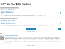 Tablet Screenshot of chpponeyearbiblereadings.blogspot.com