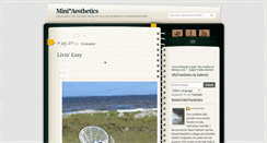 Desktop Screenshot of miniaesthetics.blogspot.com