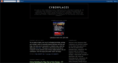 Desktop Screenshot of cyberplaces.blogspot.com
