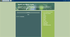 Desktop Screenshot of health-beautyguide.blogspot.com