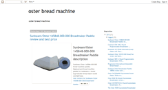 Desktop Screenshot of osterbreadmachines.blogspot.com