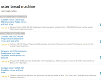 Tablet Screenshot of osterbreadmachines.blogspot.com