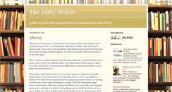 Desktop Screenshot of dailywriter.blogspot.com