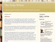 Tablet Screenshot of dailywriter.blogspot.com