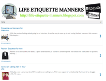 Tablet Screenshot of life-etiquette-manners.blogspot.com