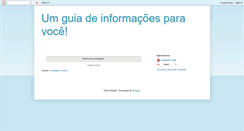 Desktop Screenshot of guiadicas.blogspot.com