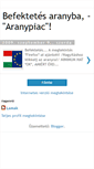 Mobile Screenshot of befektetes-aranyba-aranypiac.blogspot.com