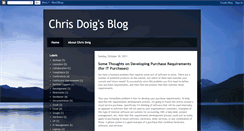 Desktop Screenshot of chrisdoig1.blogspot.com