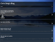 Tablet Screenshot of chrisdoig1.blogspot.com