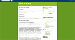 Desktop Screenshot of diariodelatarde.blogspot.com