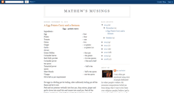 Desktop Screenshot of mathewsponderings.blogspot.com