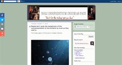 Desktop Screenshot of noliinsipientiuminiuriaspati.blogspot.com